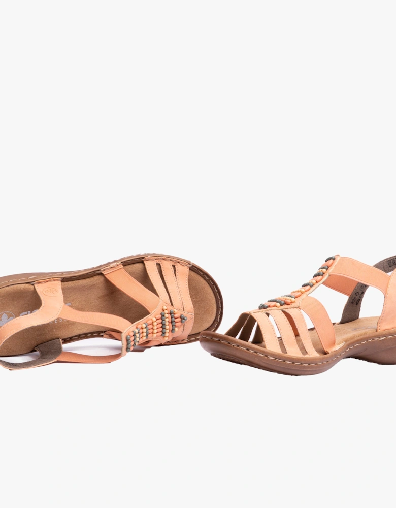 60851-38 Womens Sandals Orange