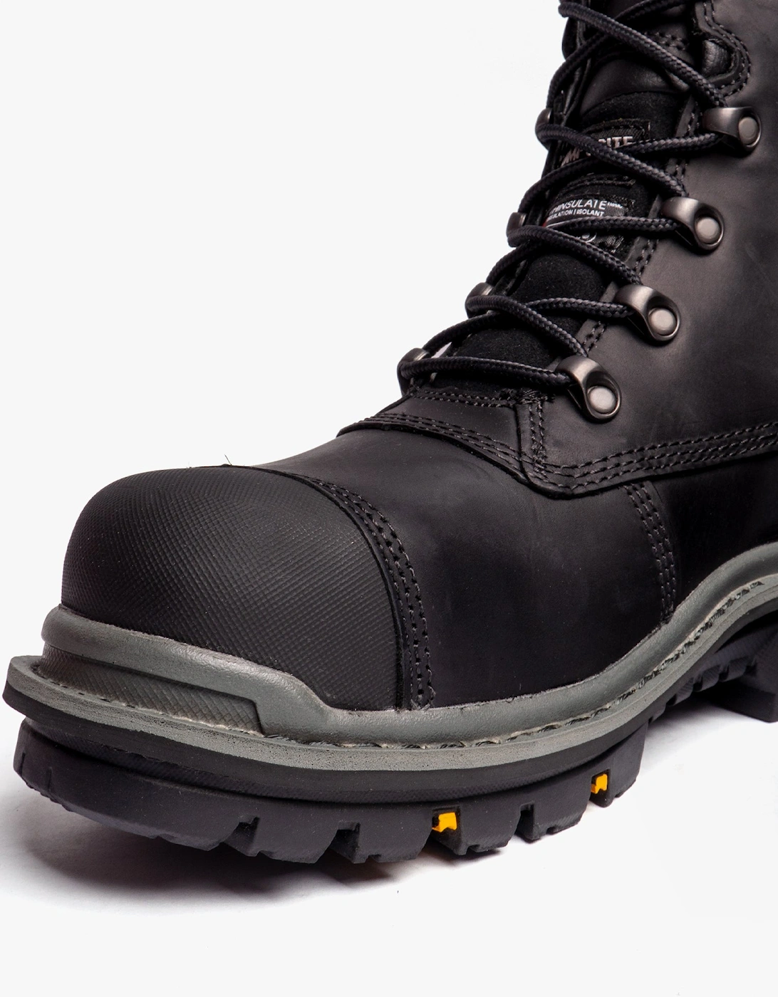 CAT PREMIER Mens Leather Safety Boots Black