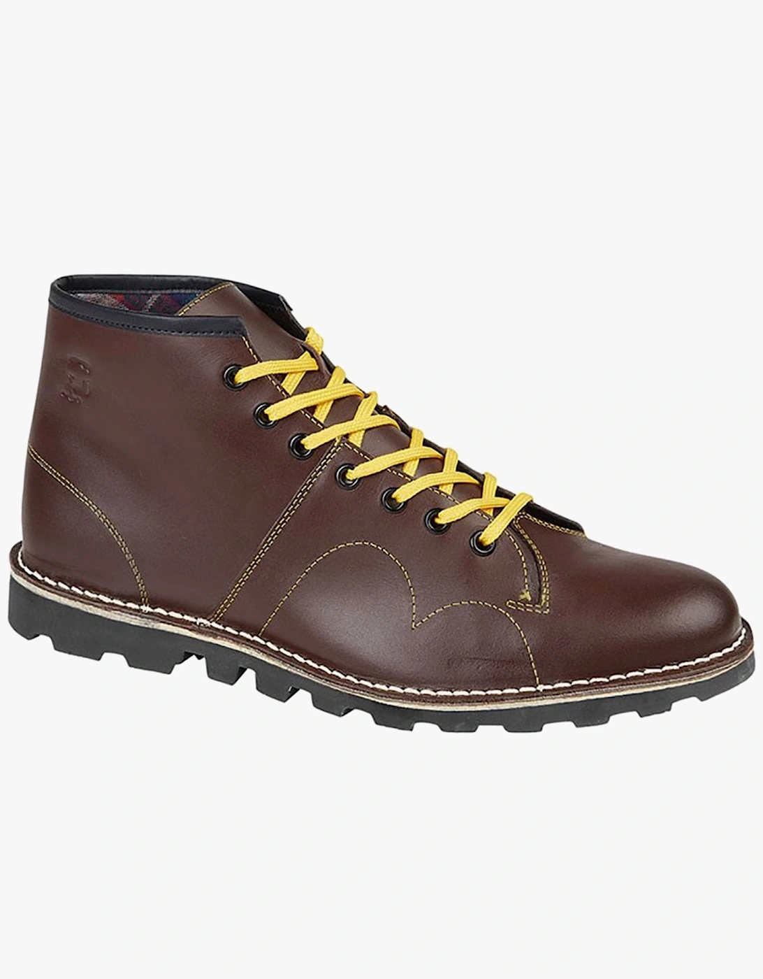 UNISEX Original Leather Monkey Boots Wine