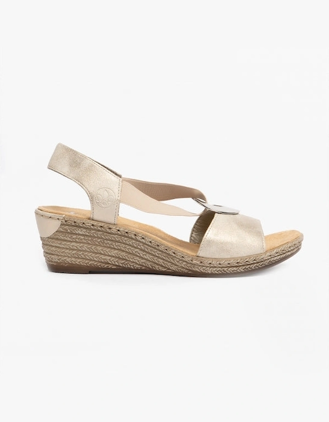 Rieker Women's Rieker 624H6-60 Womens Sandals Gold