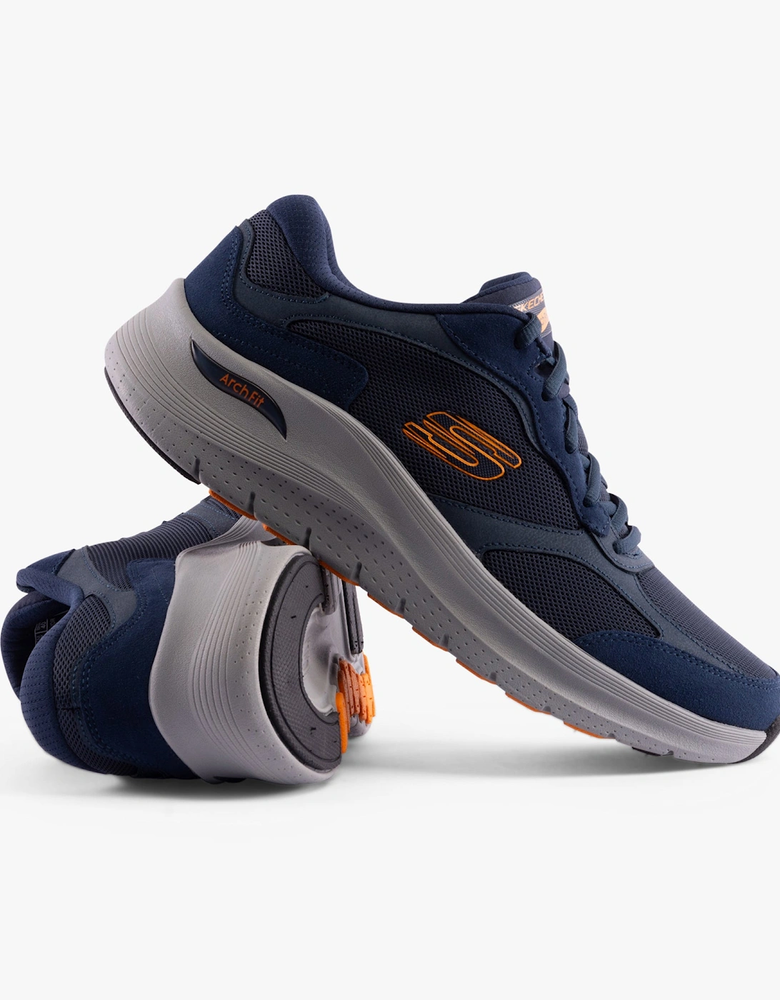 232702/NVOR ARCH FIT 2.0 - THE KEEP Mens Trainers Navy/Orange