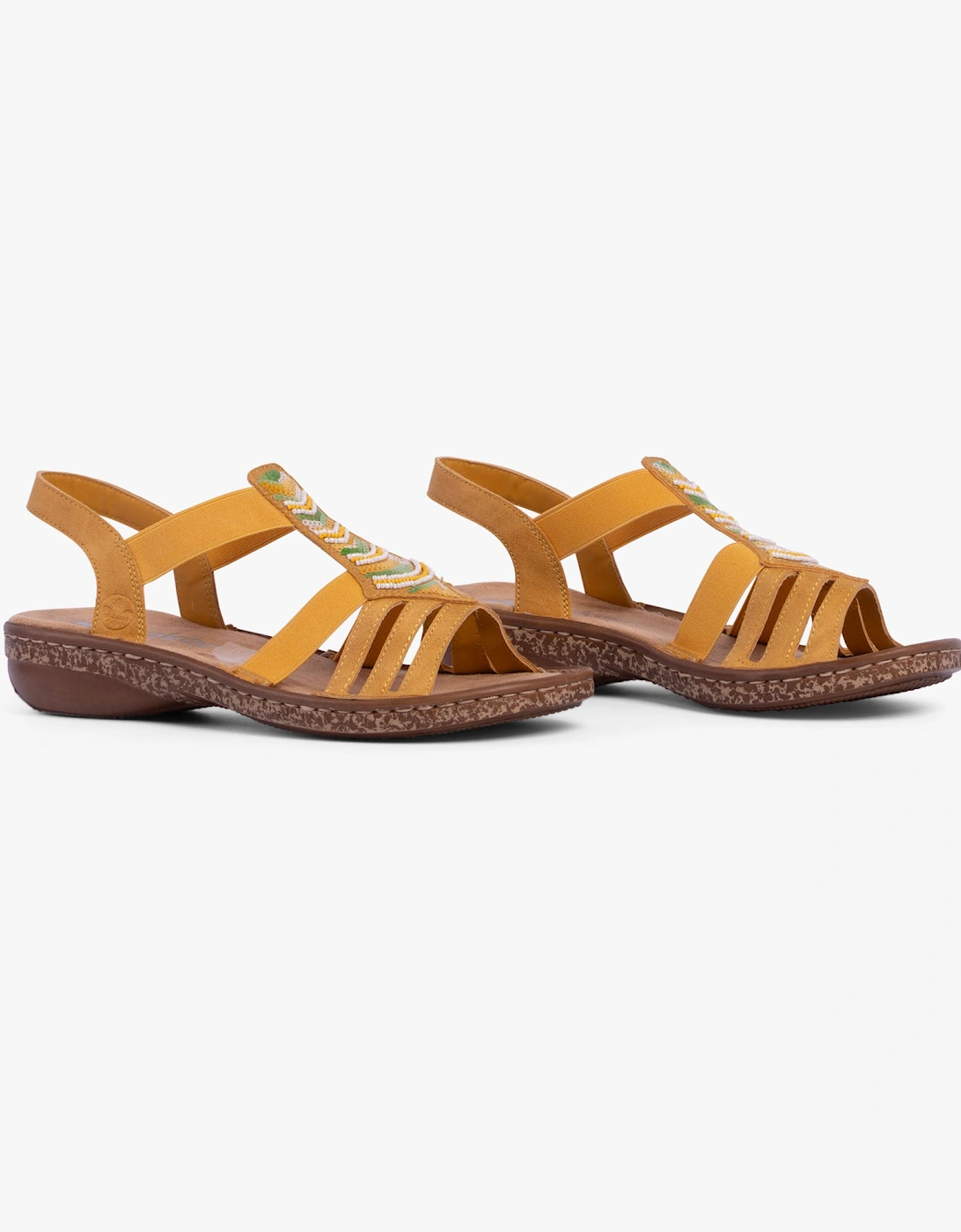 62808-68 Womens Sandals Yellow