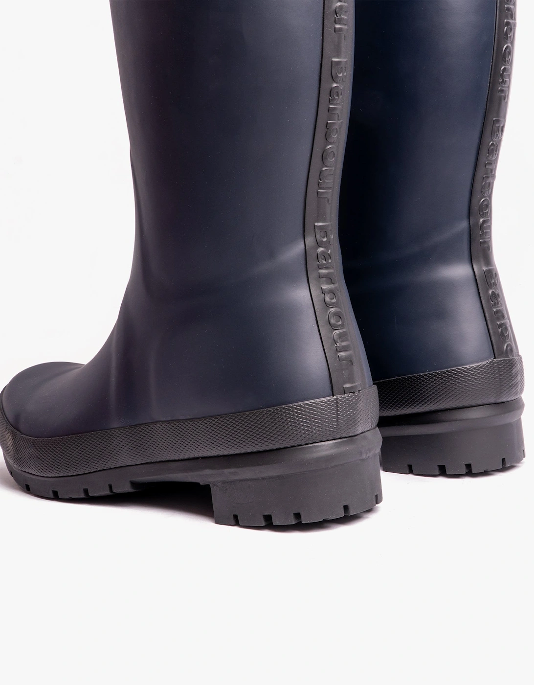 ABBEY Womens Wellington Boots Navy