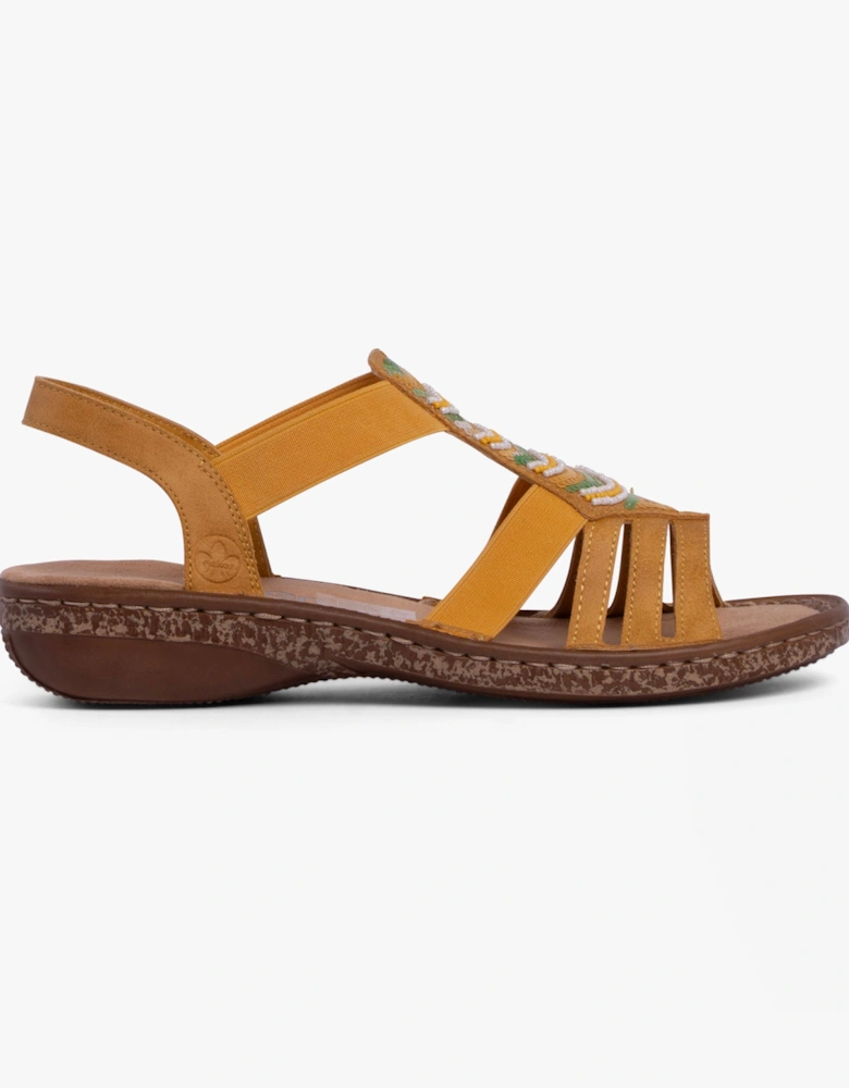 62808-68 Womens Sandals Yellow