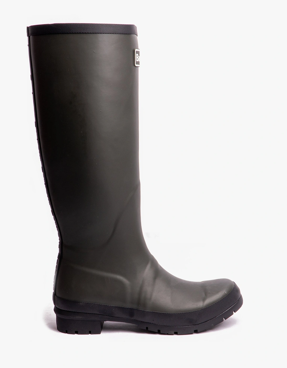 Women's Barbour ABBEY Womens Wellington Boots Olive - Green - Size: 6