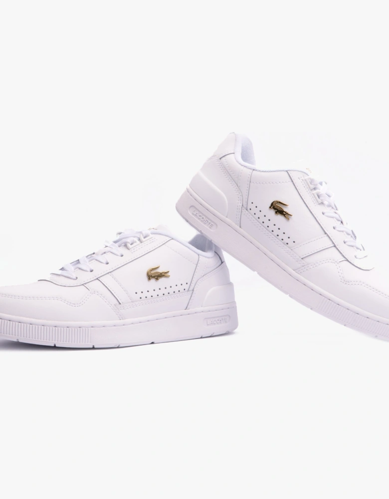 T-CLIP 124 1 Womens Trainers White/Gold