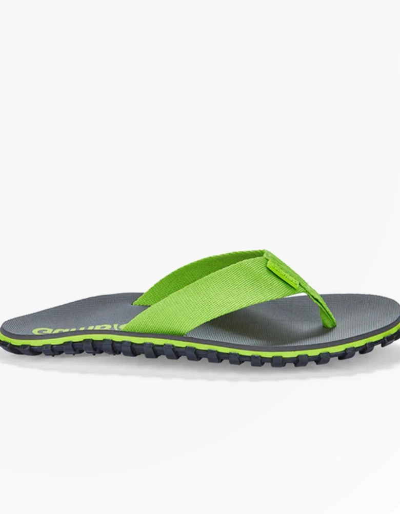 DUCKBILL Unisex Flip-Flops Grey & LIme