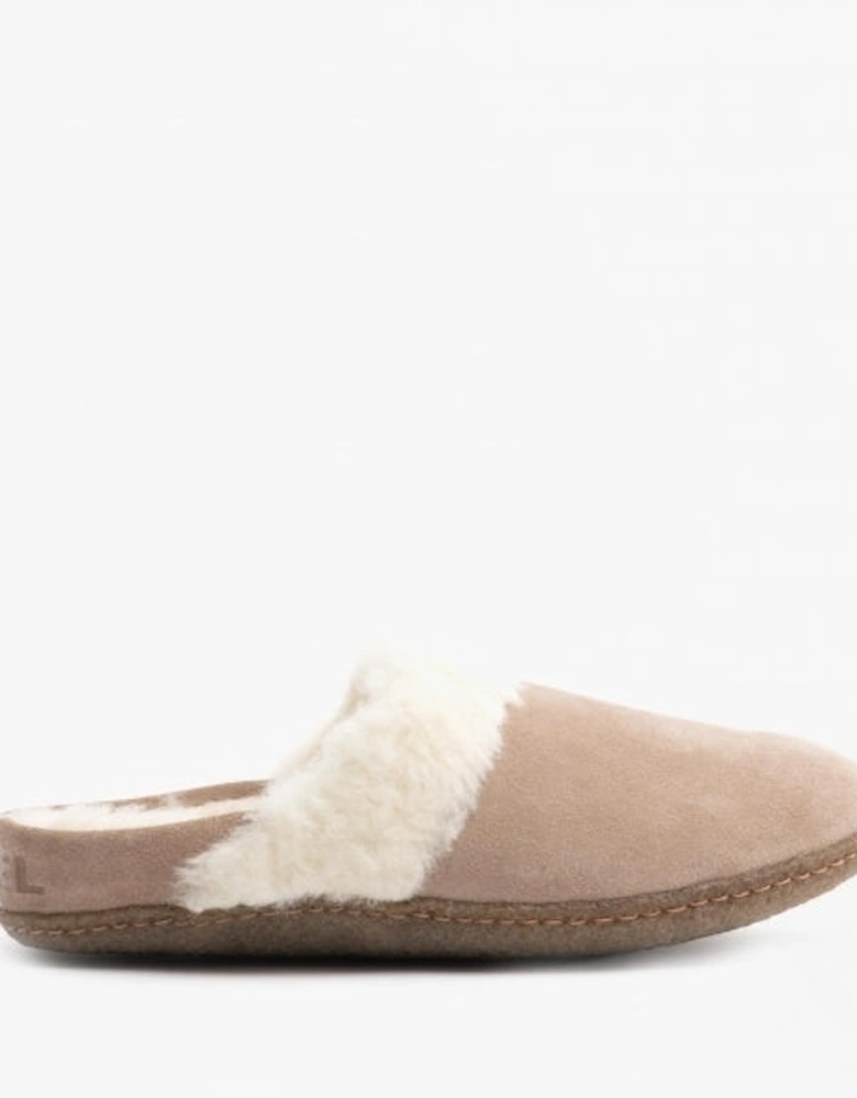 NAKISKA SLIDE II Womens Mule Slippers Omega Taupe/Natural