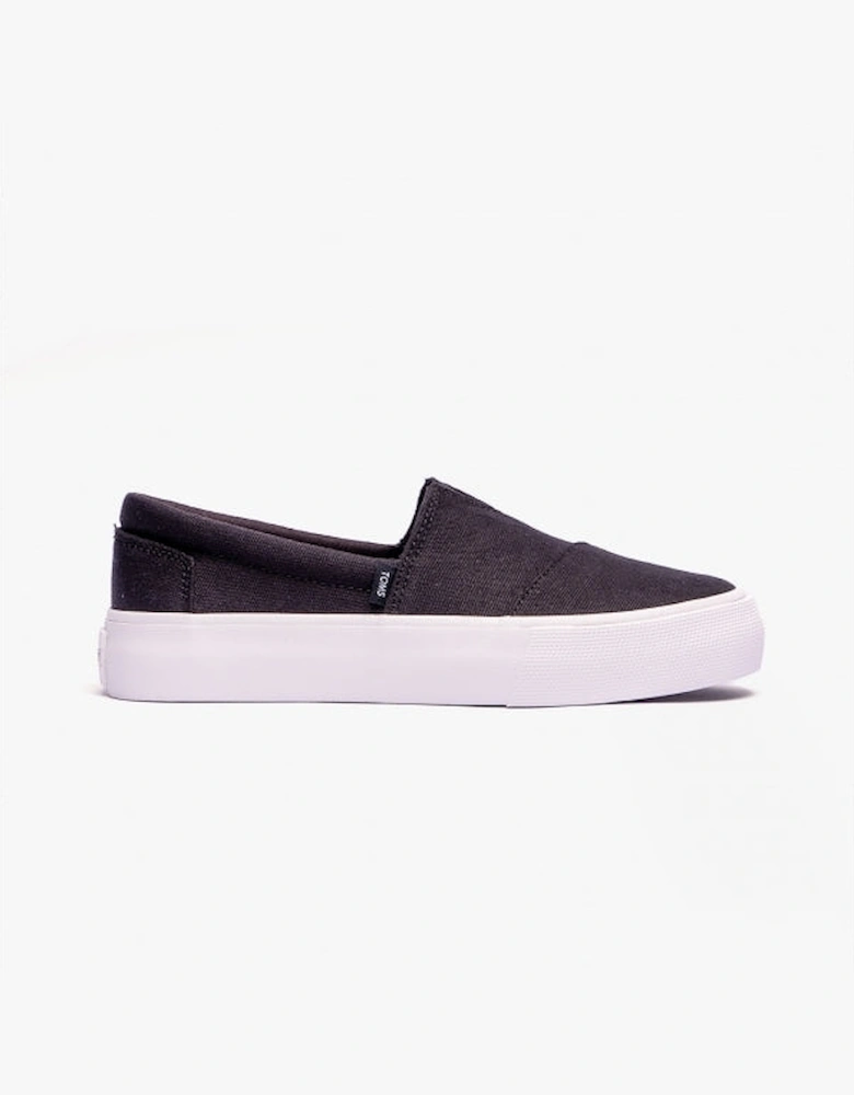 FENIX PLATFORM Womens Slip-On Trainers Black