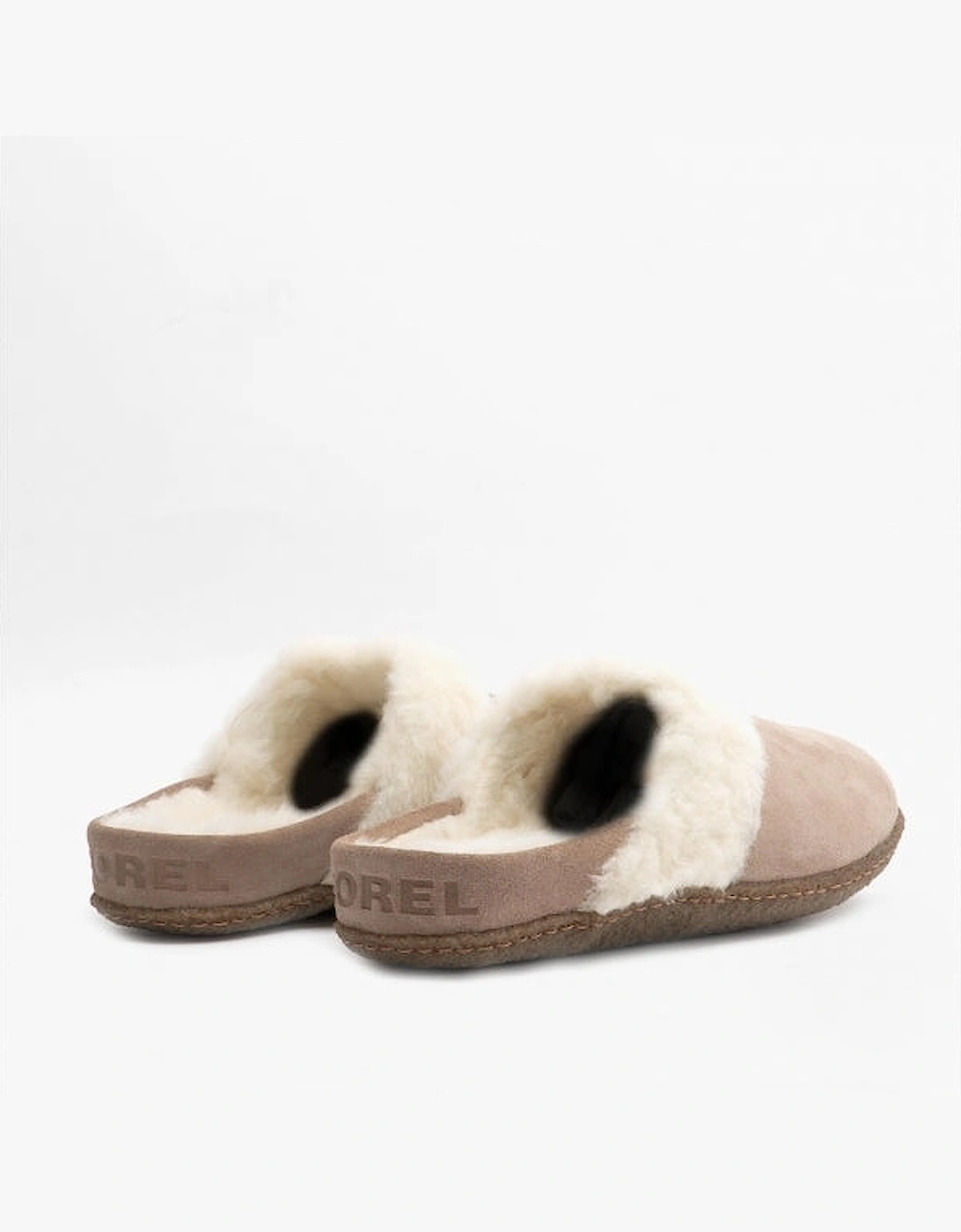 NAKISKA SLIDE II Womens Mule Slippers Omega Taupe/Natural