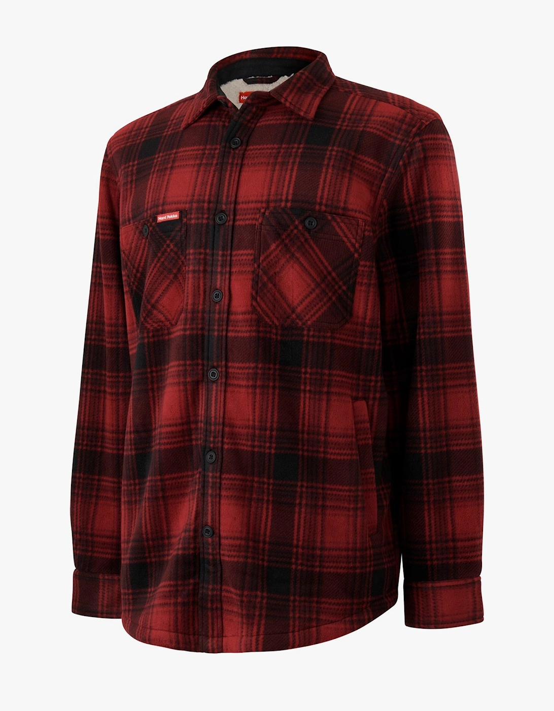 SHERPA Mens Shirt Jacket Red