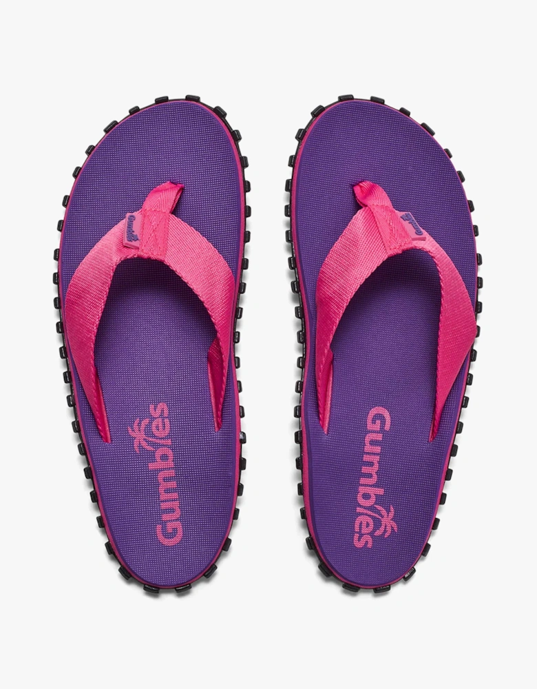 DUCKBILL Womens Recycled PET Flip Flops Purple