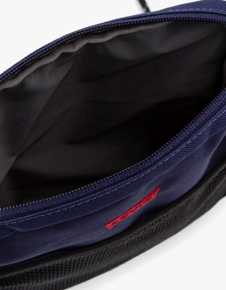 DUAL STRAP NORTH-SOUTH CROSSBODY Mens Bag Navy Blue