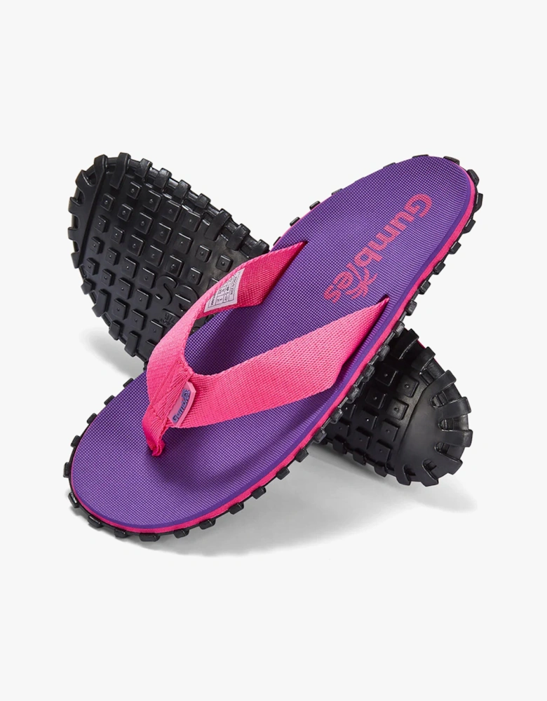 DUCKBILL Womens Recycled PET Flip Flops Purple