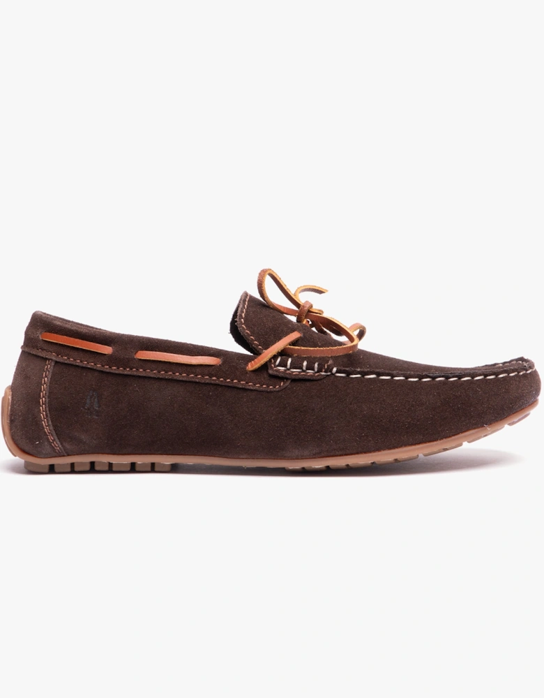 REUBEN Mens Boat Shoes Brown