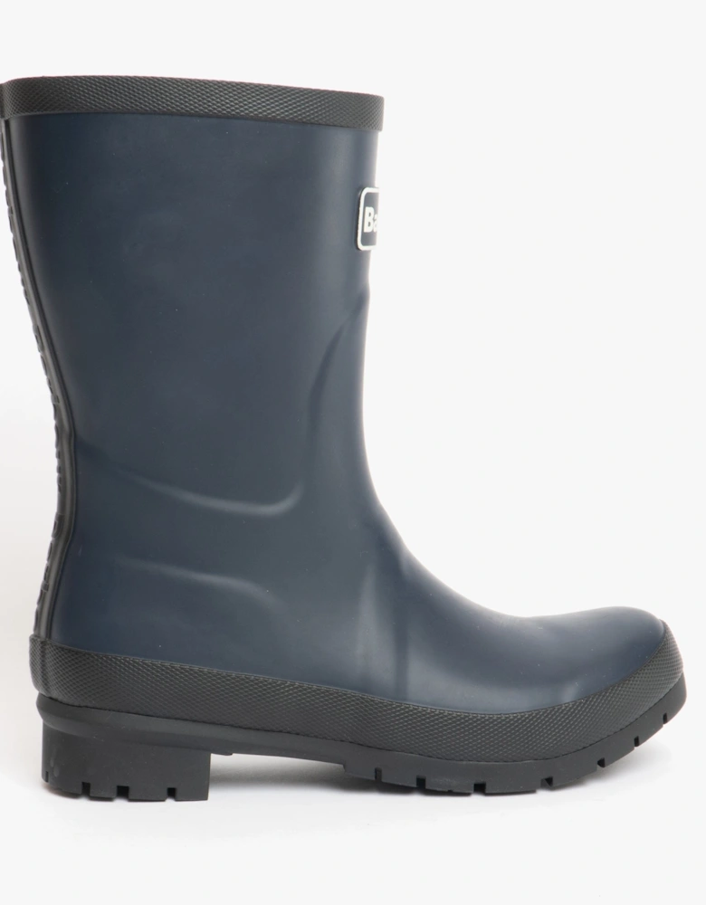 BANBURY Womens Mid-Calf Wellington Boots Navy