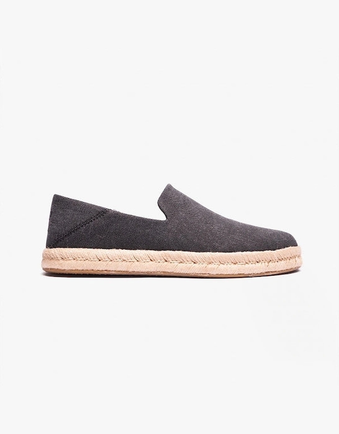 SANTIAGO Mens Casual Espadrille Black, 7 of 6