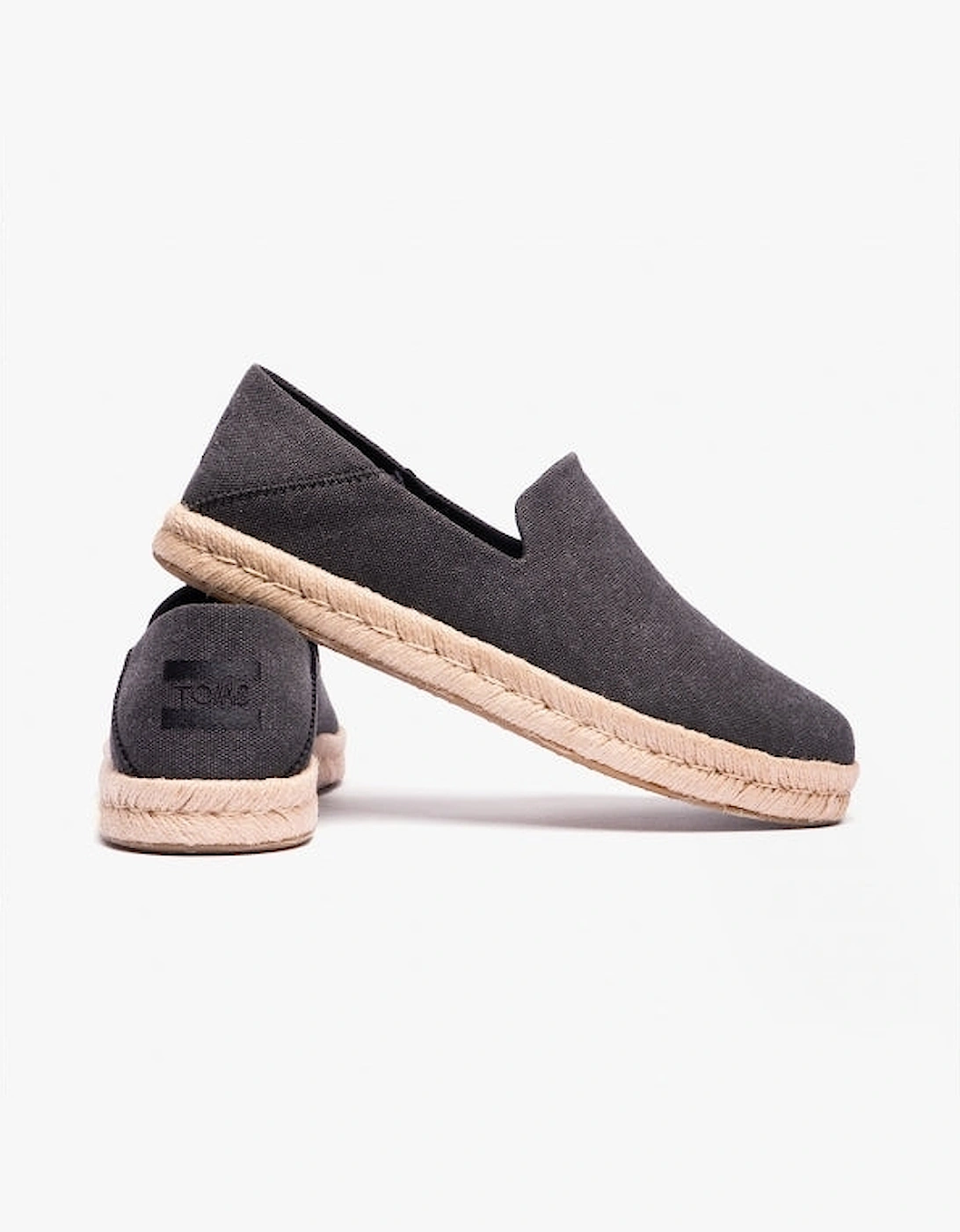 SANTIAGO Mens Casual Espadrille Black