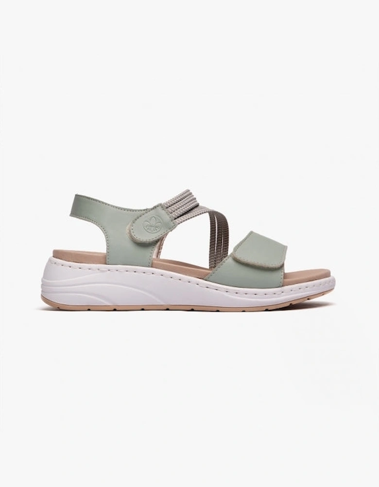 64353-52 Womens Sandals Green