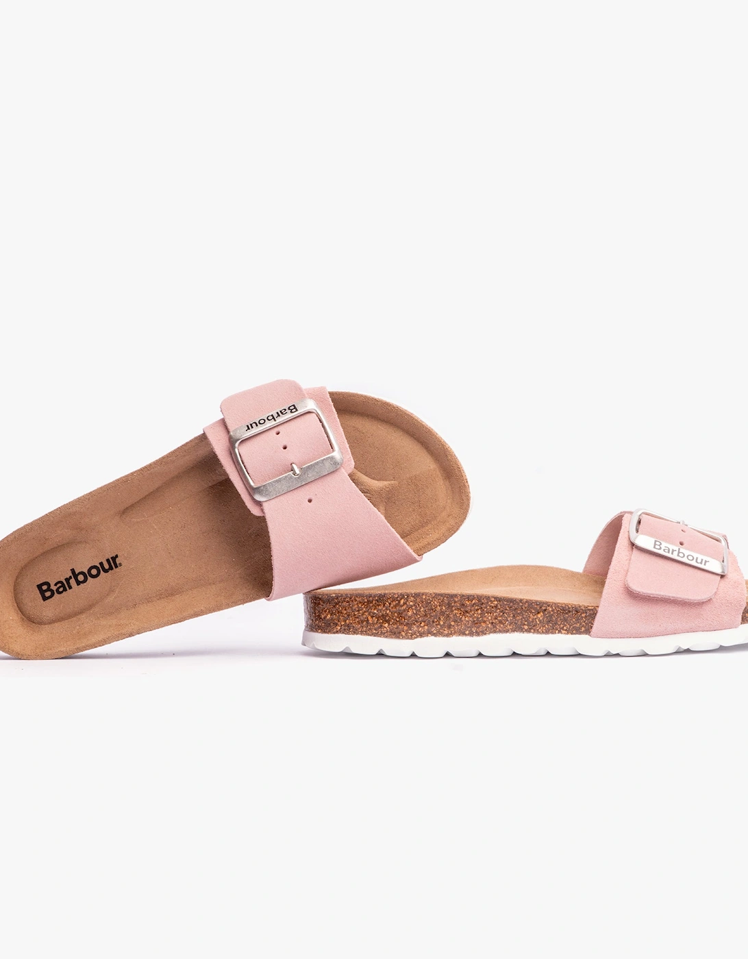 BENTON Womens Sandals Pink Suede