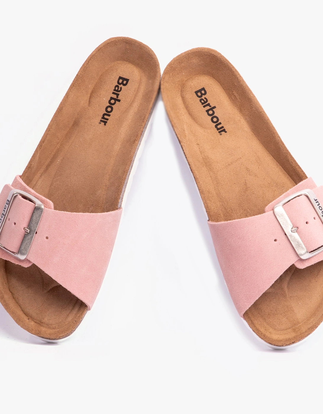 BENTON Womens Sandals Pink Suede