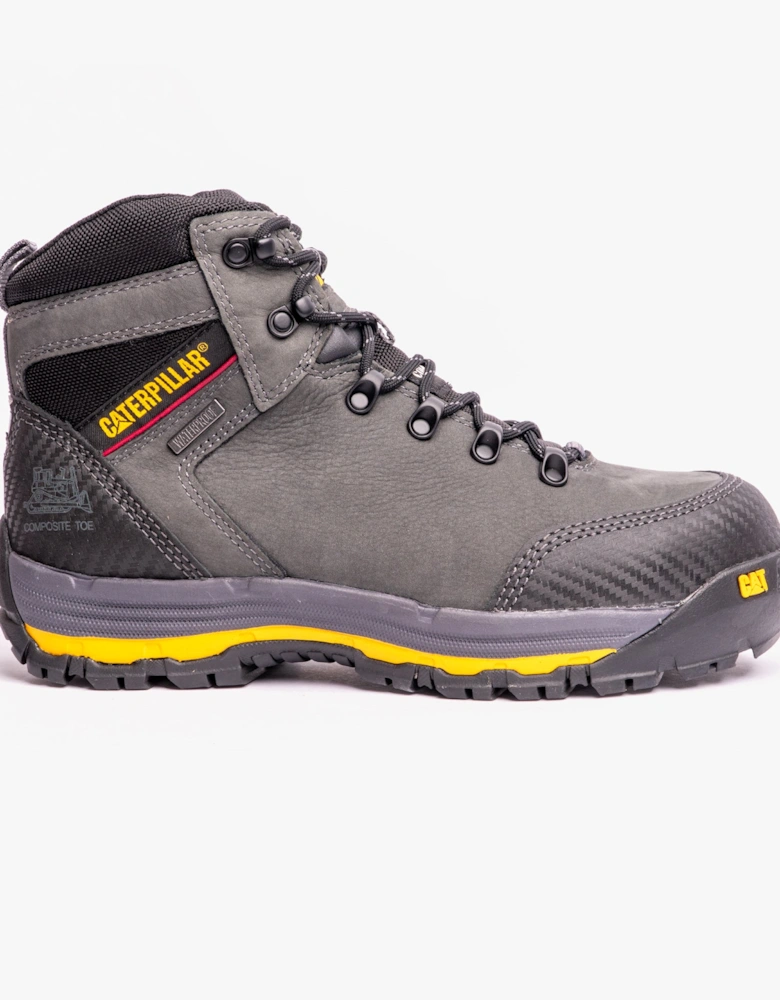 CAT MUNISING Mens Safety Boots Grey