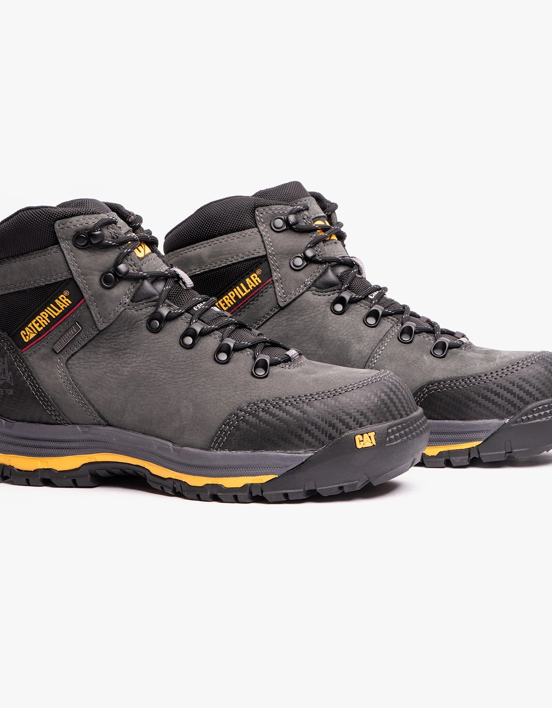 CAT MUNISING Mens Safety Boots Grey