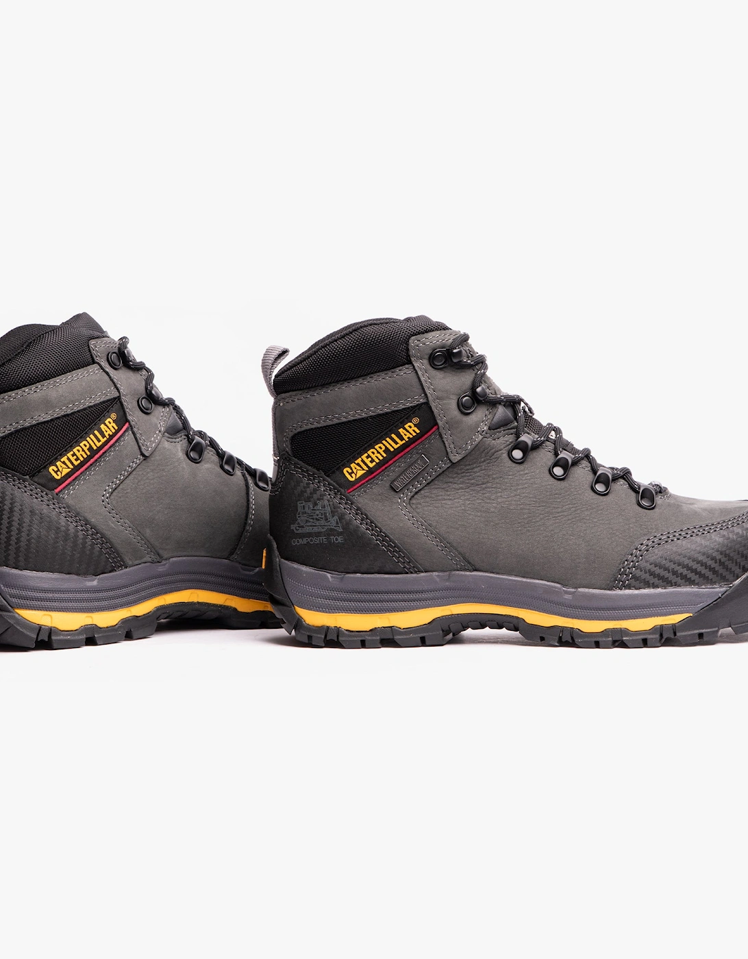 CAT MUNISING Mens Safety Boots Grey