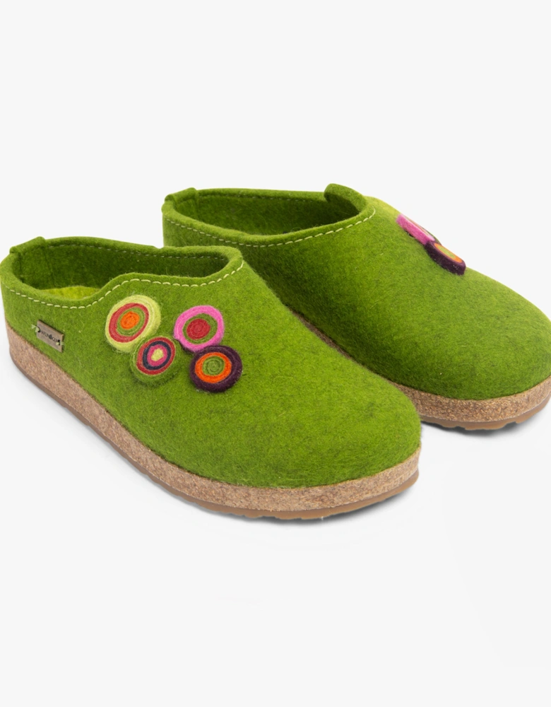 KANON Womens Slippers Green