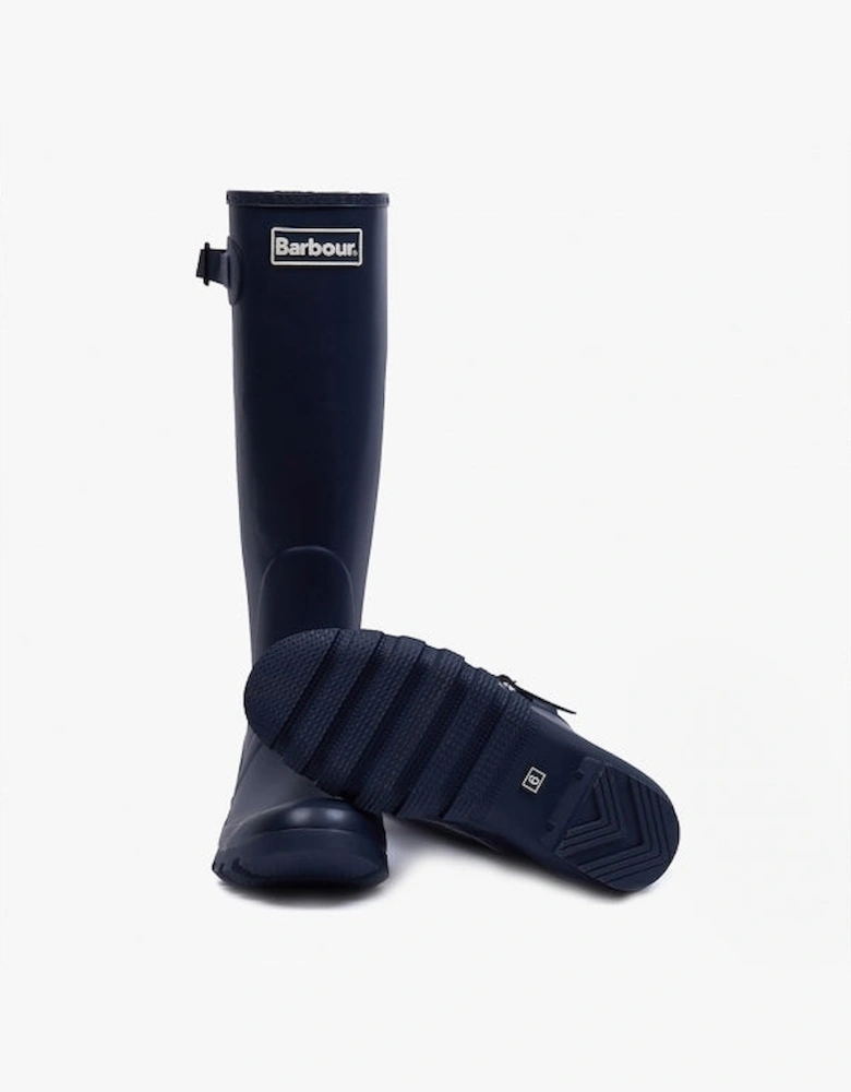 BEDE Womens Tall Wellington Boots Navy