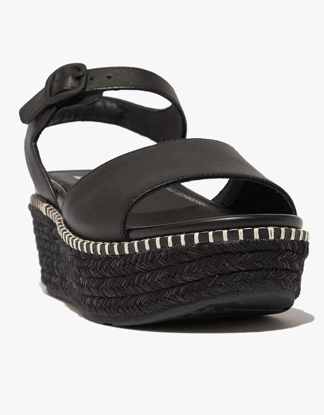 ELOISE BACK STRAP Womens Espadrille Black, 6 of 5