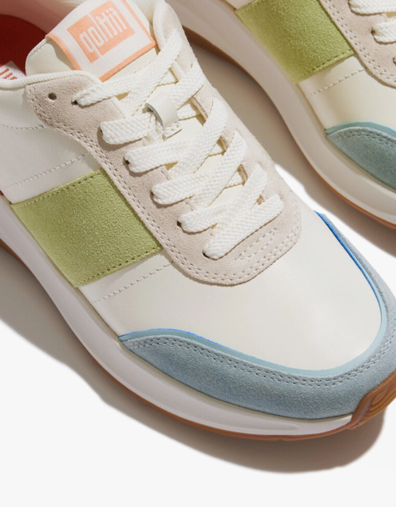 F-MODE Womens Trainers Apricot Mix