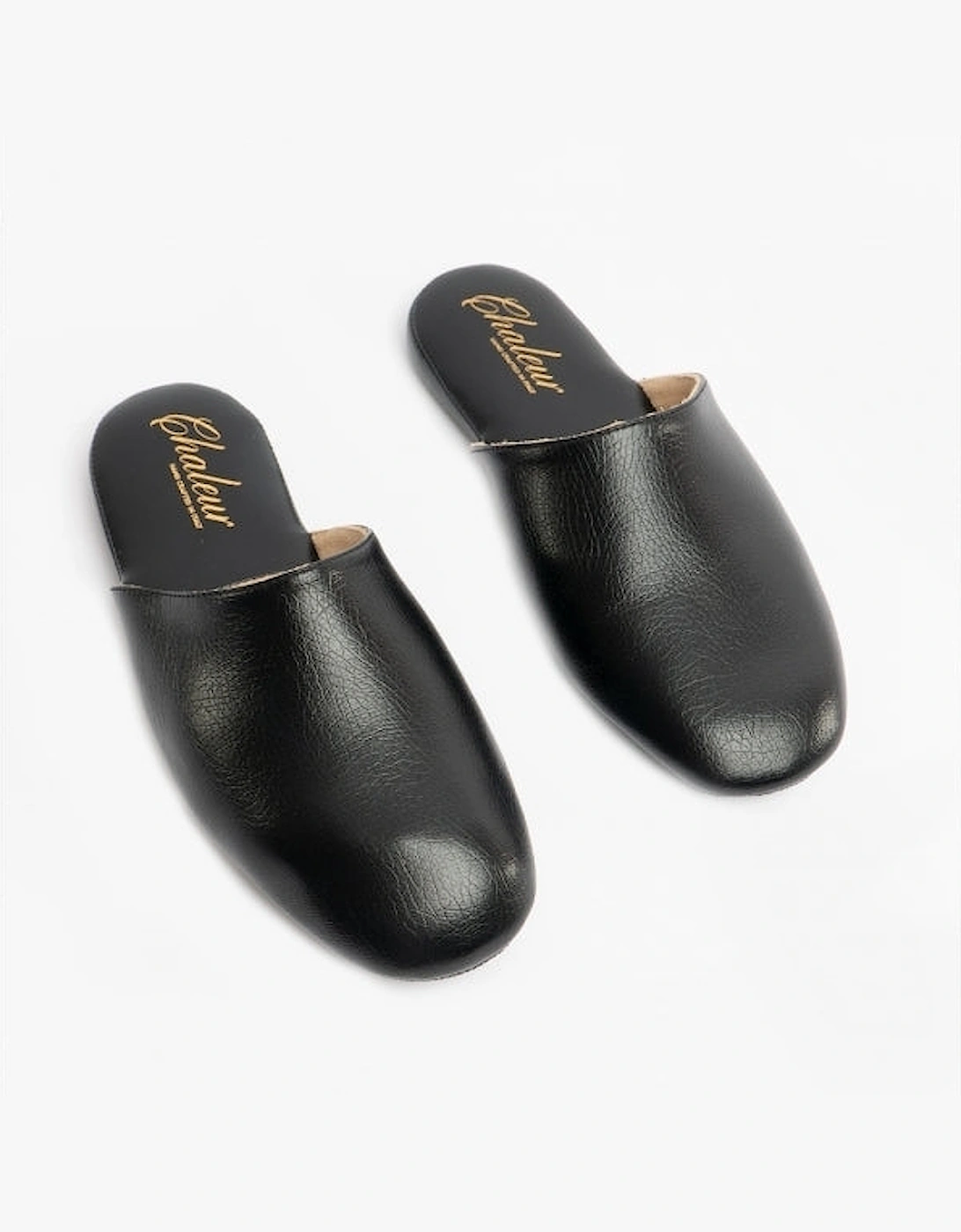 MATTEO Mens Luxury Slipper Travel Set Black