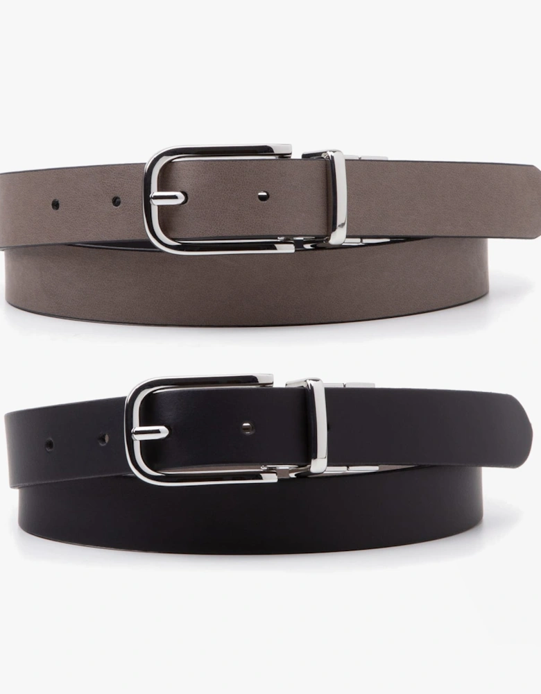 REVERSIBLE BELT Womens Belt Black