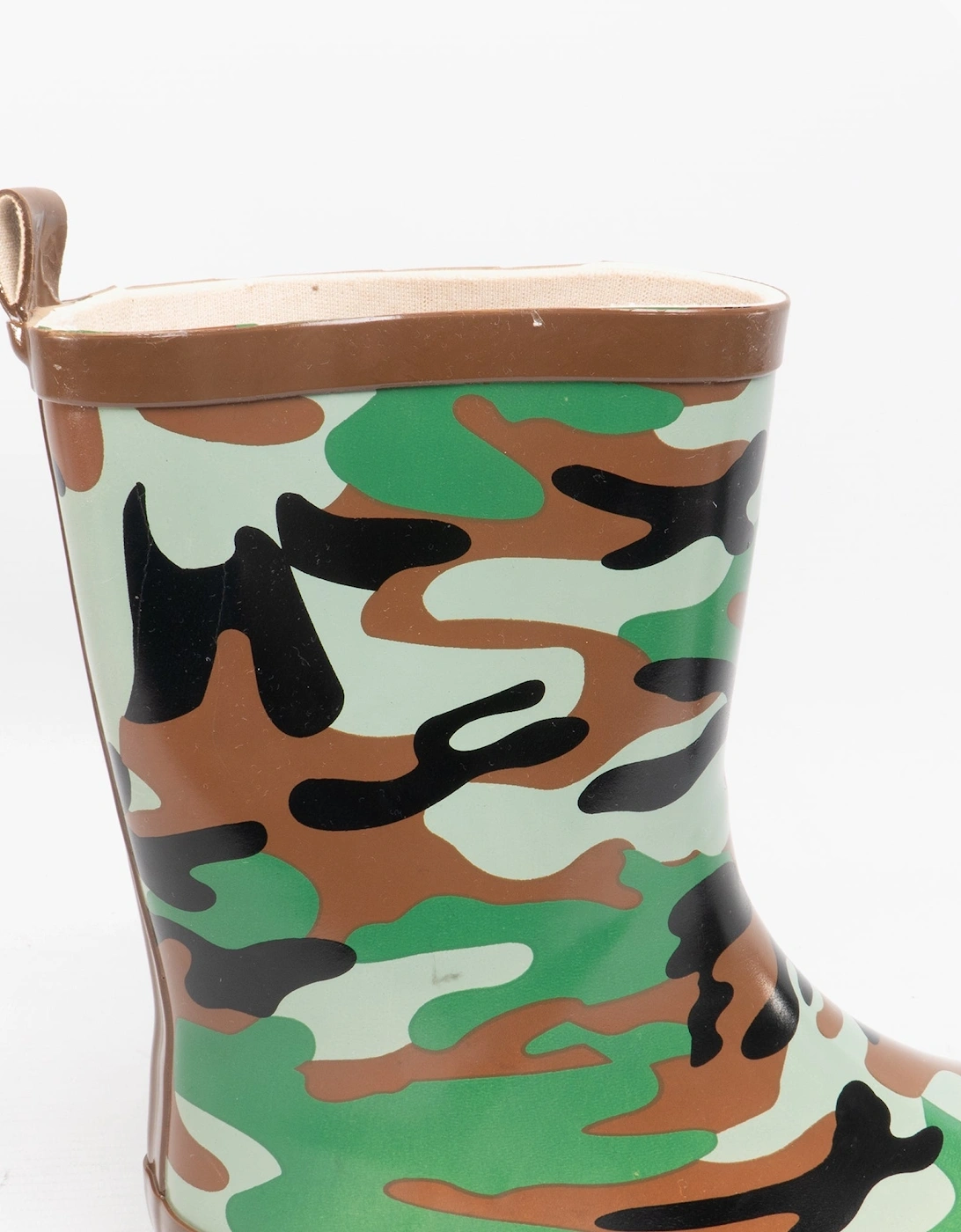 Stormwells W208E Boys Short Wellington Boots Camo