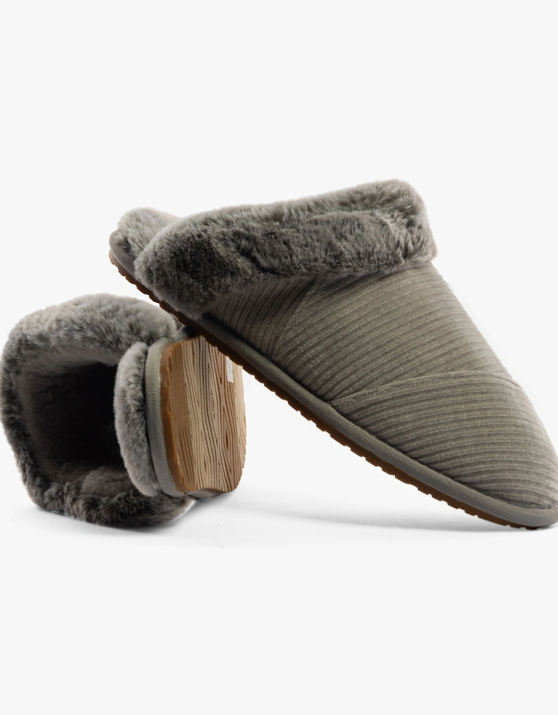 VALERIE Womens Slippers Grey