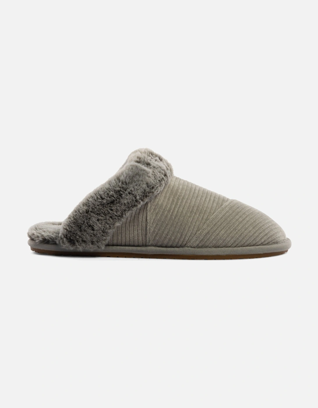 VALERIE Womens Slippers Grey, 5 of 4