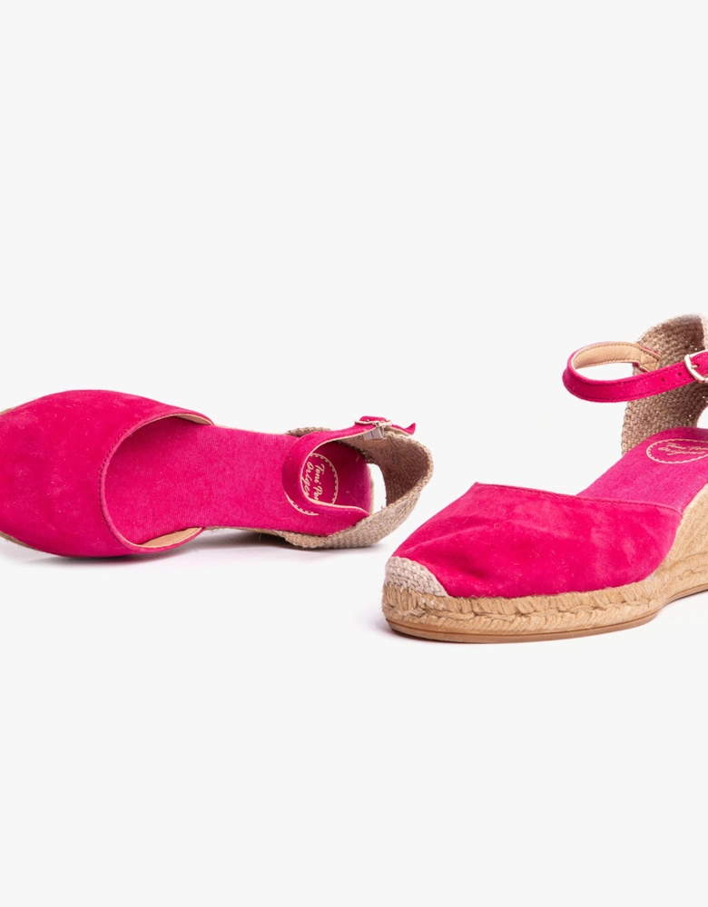 LLORET-5 Womens Espadrilles Fuchsia