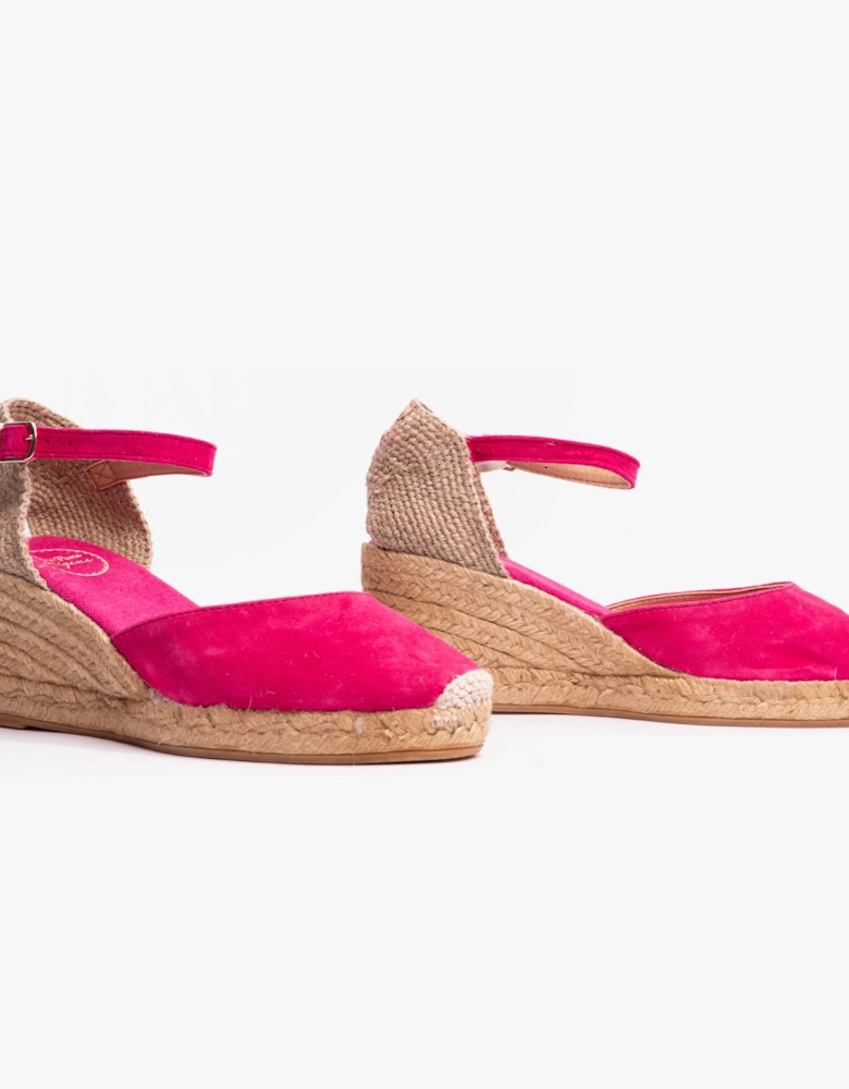 LLORET-5 Womens Espadrilles Fuchsia