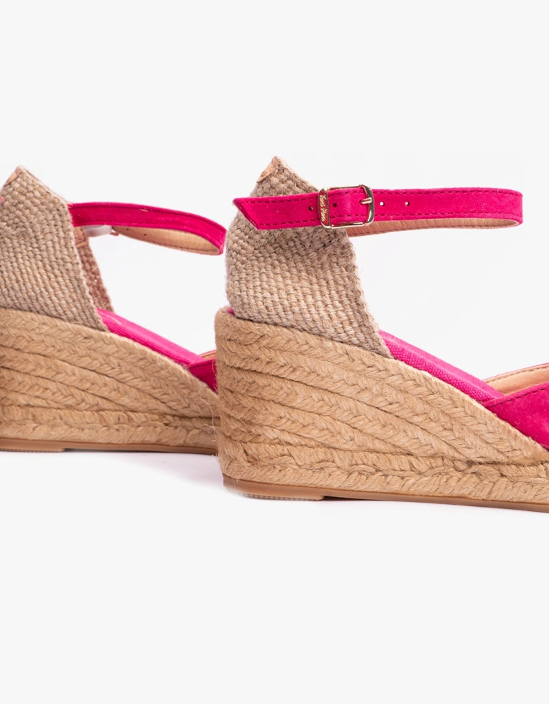 LLORET-5 Womens Espadrilles Fuchsia