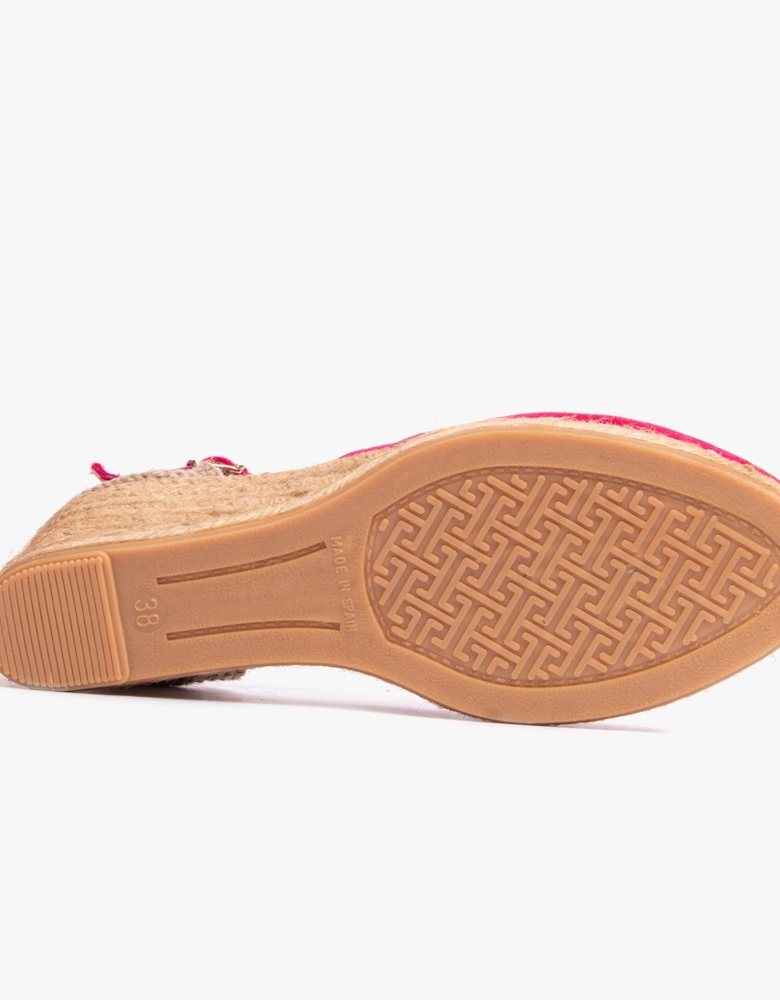 LLORET-5 Womens Espadrilles Fuchsia