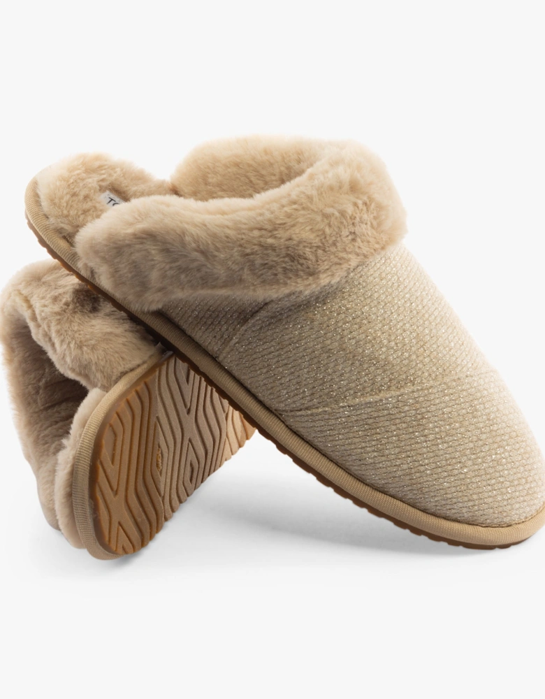 VALERIE Womens Slippers Natural