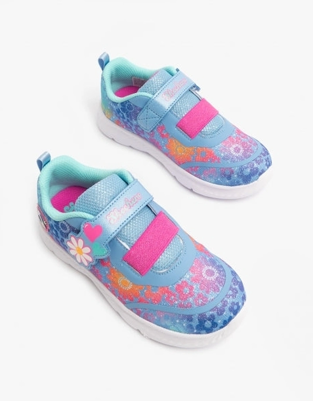 302717N/BLMT COMFY FLEX 2.0 - DANCING DAISY Girls Trainers Blue/Multi