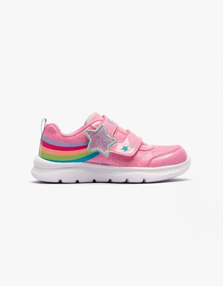 302711N/PNK COMFY FLEX 2.0-STARRY SKIES Girls Trainers Pink