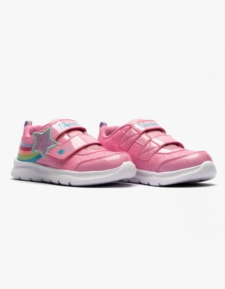 302711N/PNK COMFY FLEX 2.0-STARRY SKIES Girls Trainers Pink