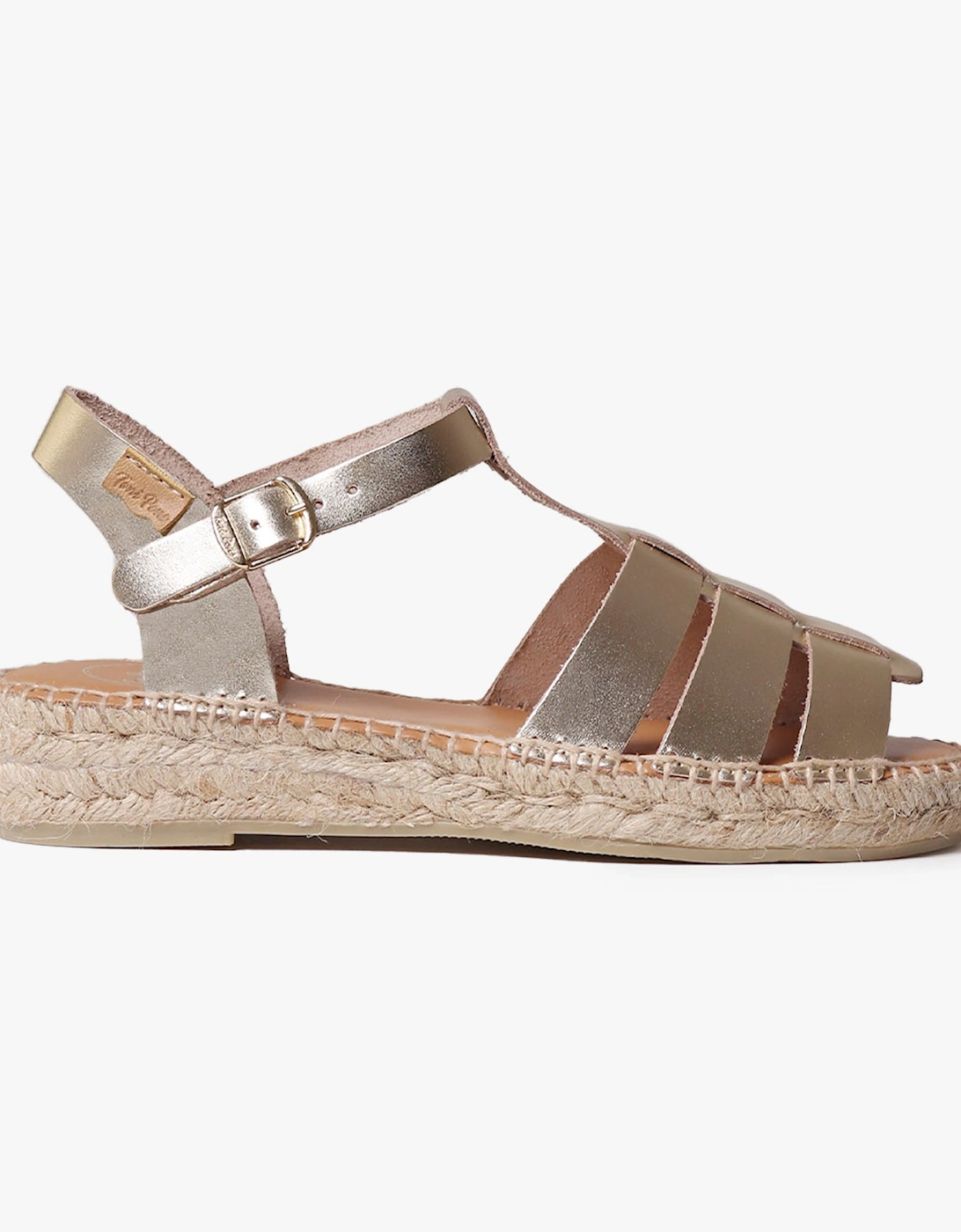 EMMA Womens Espadrille Sandals Platinum, 5 of 4