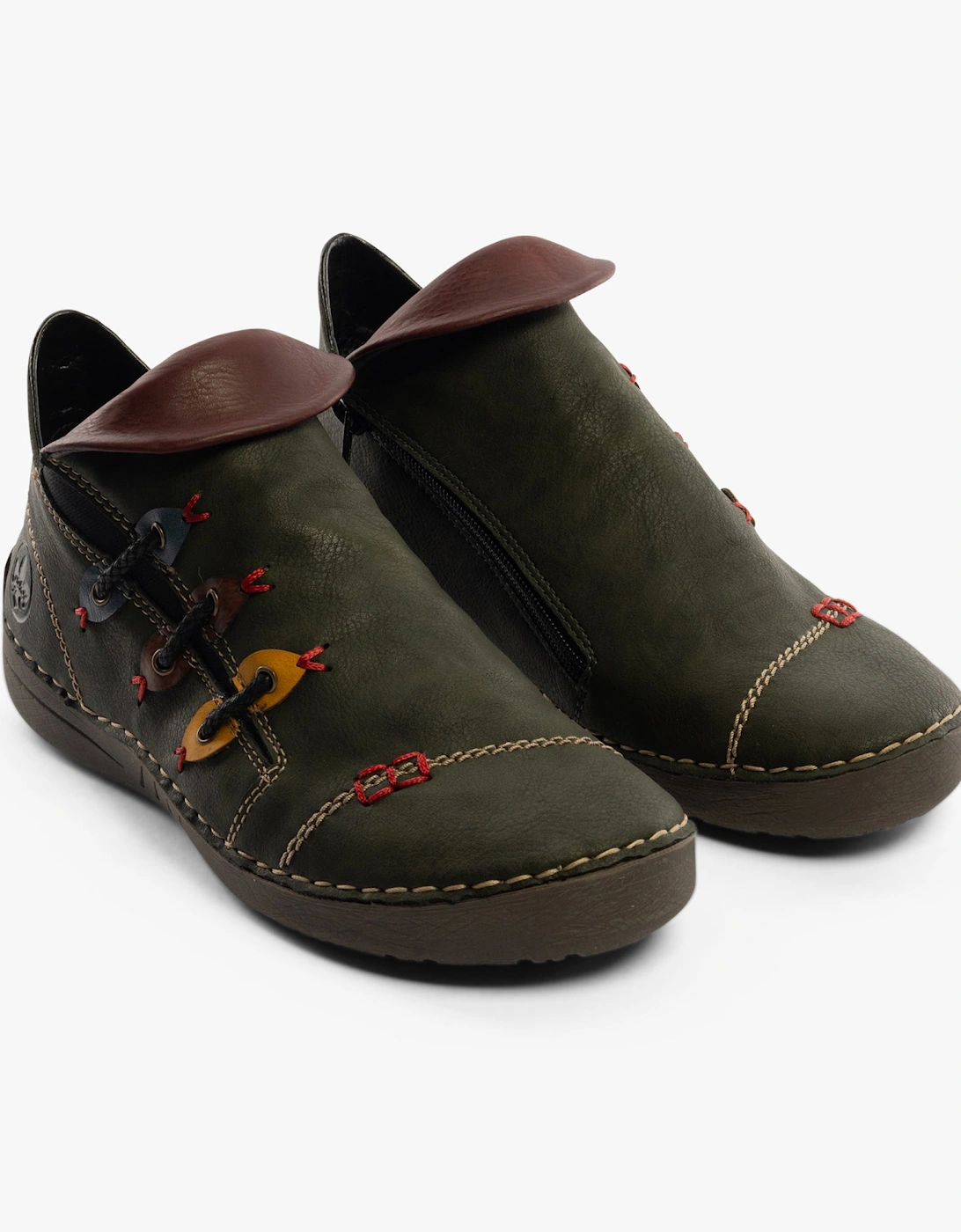 72581-54 Womens Ankle Boots Olive