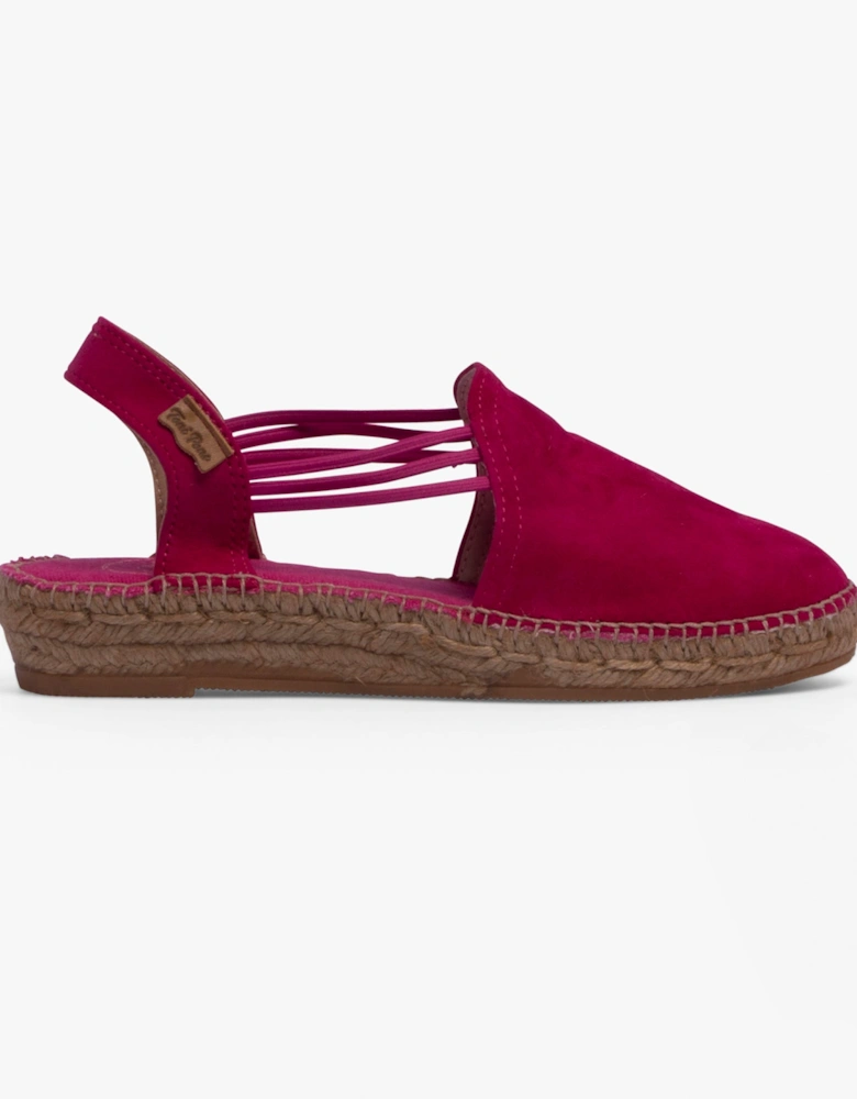 NURIA Womens Espadrille Fuchsia