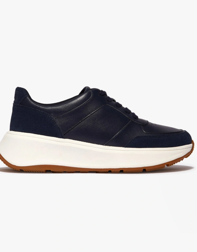 F-MODE Womens Flatform Trainers Urban Midnight Navy