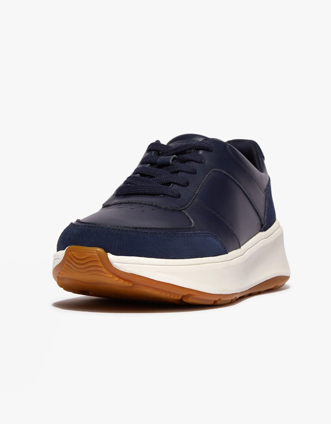 F-MODE Womens Flatform Trainers Urban Midnight Navy